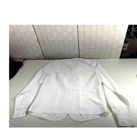 "KATHIE LEE" Vintage,Lacy,Sheer,Button Blouse,Angel,Pure,Cottage Core,Feminine - Picture 11 of 11